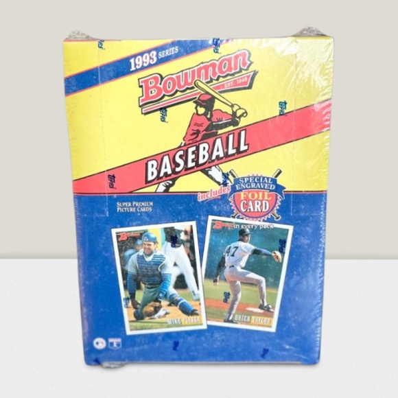 1993 Bowman Baseball Hobby Box - 24 packs - Jeter RC? - Picture 1 of 1